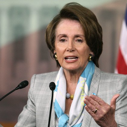 WASHINGTON, DC - MAY 10:  House Minority Leader Nancy Pelosi (D-CA), speaks at her weekly news conference on Capitol hill, May 10, 2012 in Washington, DC. Leader Pelosi spoke on a number of topics including gay marriage and said President Obama"s announcement on gay marriage was "history being made".  (Photo by Mark Wilson/Getty Images)